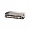 PLANCHA GAZ 3 FEUX TRIO TOUT INOX