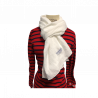 Chèche blanc immaculé