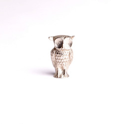 Chouette Miniature Animal Porte Bonheur Figurine Collection Décoration Artisanale